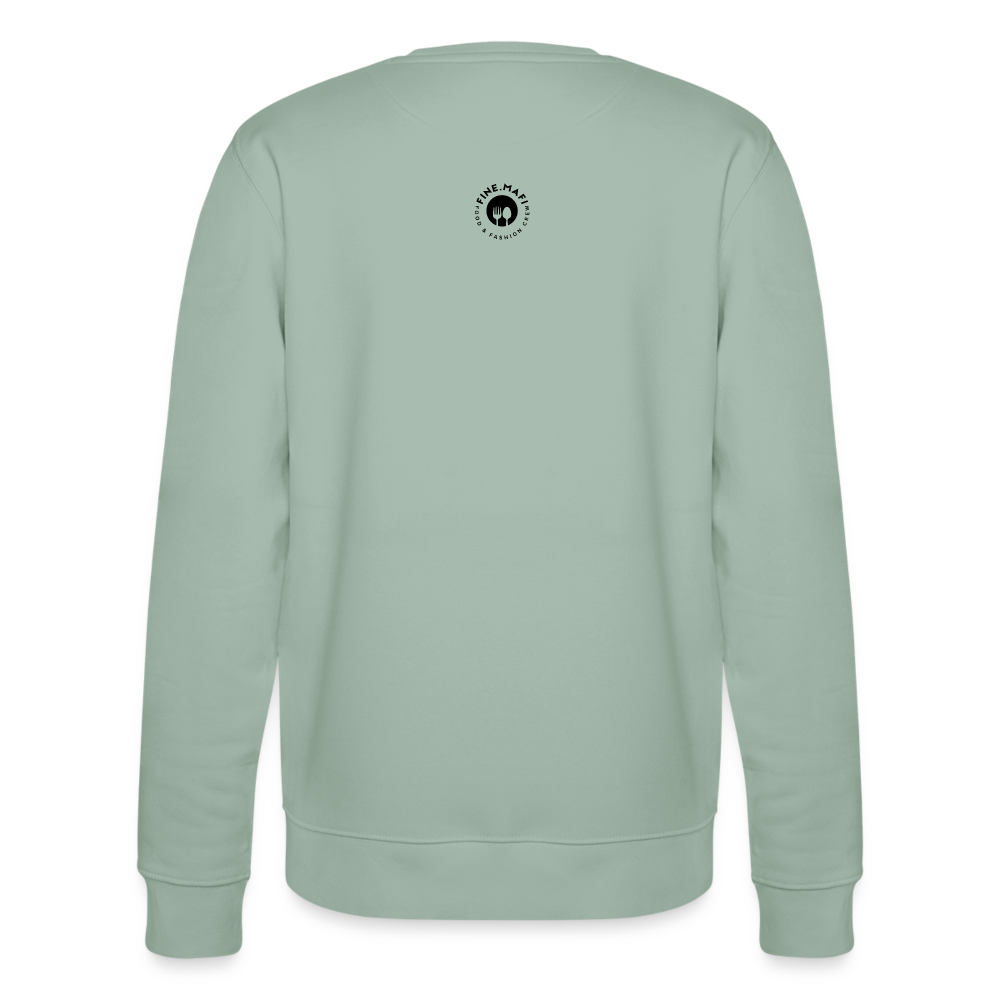 FINE.MAFI Bio Relaxed Crew Neck Sweatshirt - Helles Graugrün