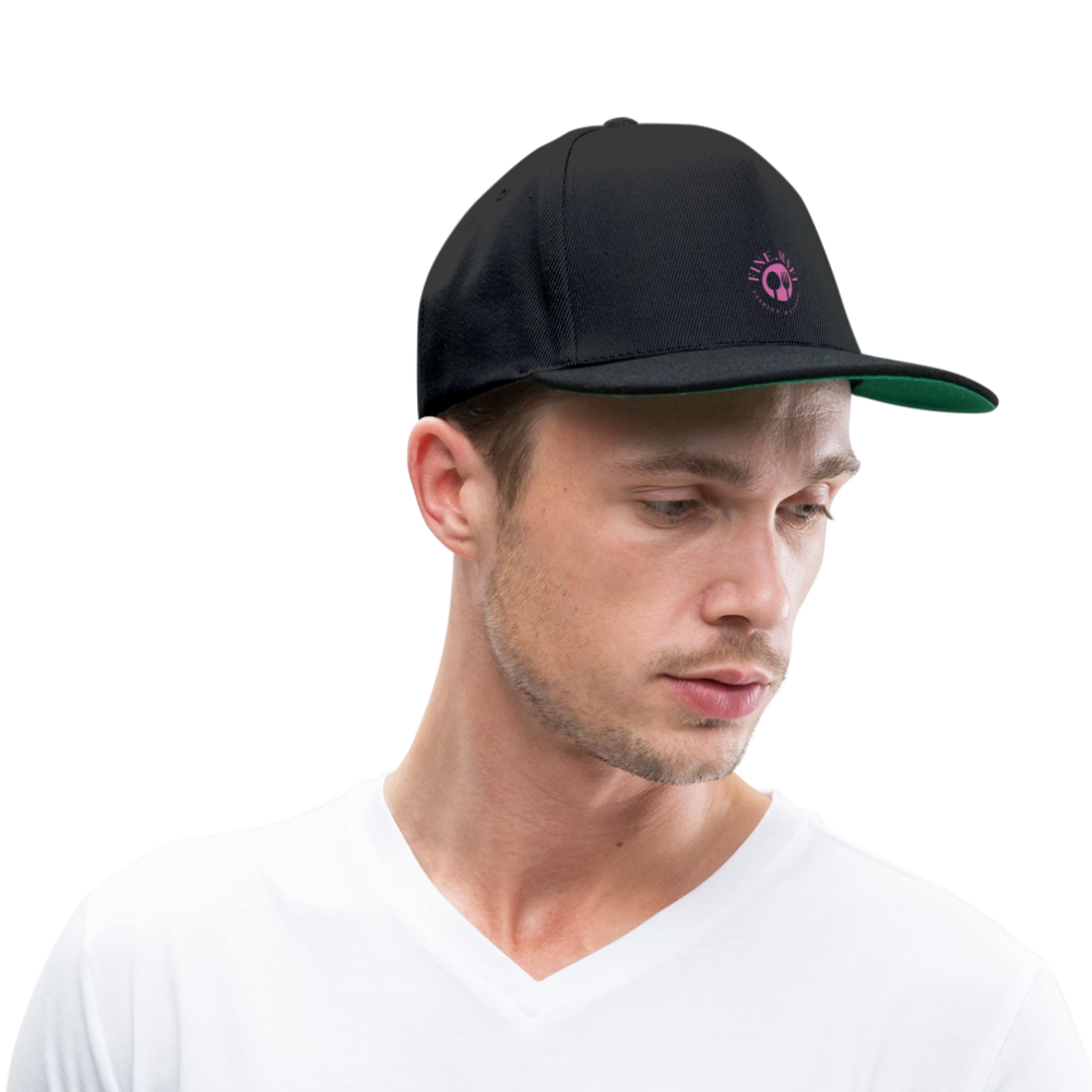 FINE.MAFI Crew Snapback Cap - Schwarz/Schwarz