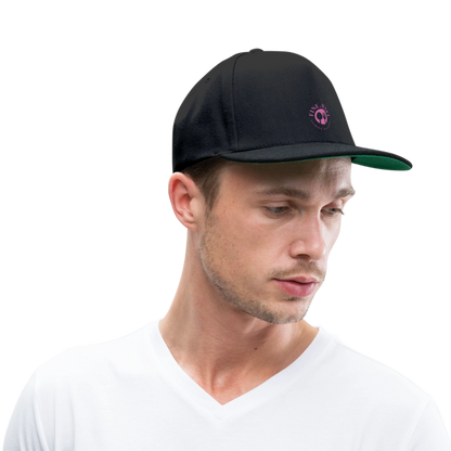 FINE.MAFI Crew Snapback Cap - Schwarz/Schwarz