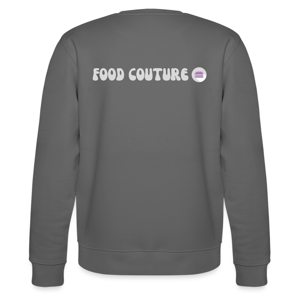 Food Couture Unisex Bio-Sweatshirt - Anthrazit