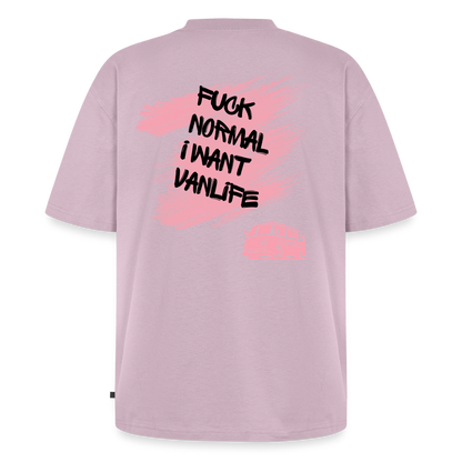 Vanlife Unisex Premium Oversized Bio T-Shirt F.CK Normal - Altrosa