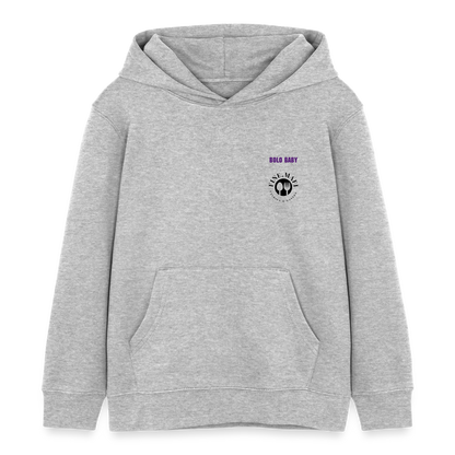 Gastrokids Bio Hoodie Bolo Stile - Grau meliert