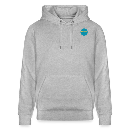 FINE.MAFI in Food we Trust Unisex Organic Hoodie - Grau meliert