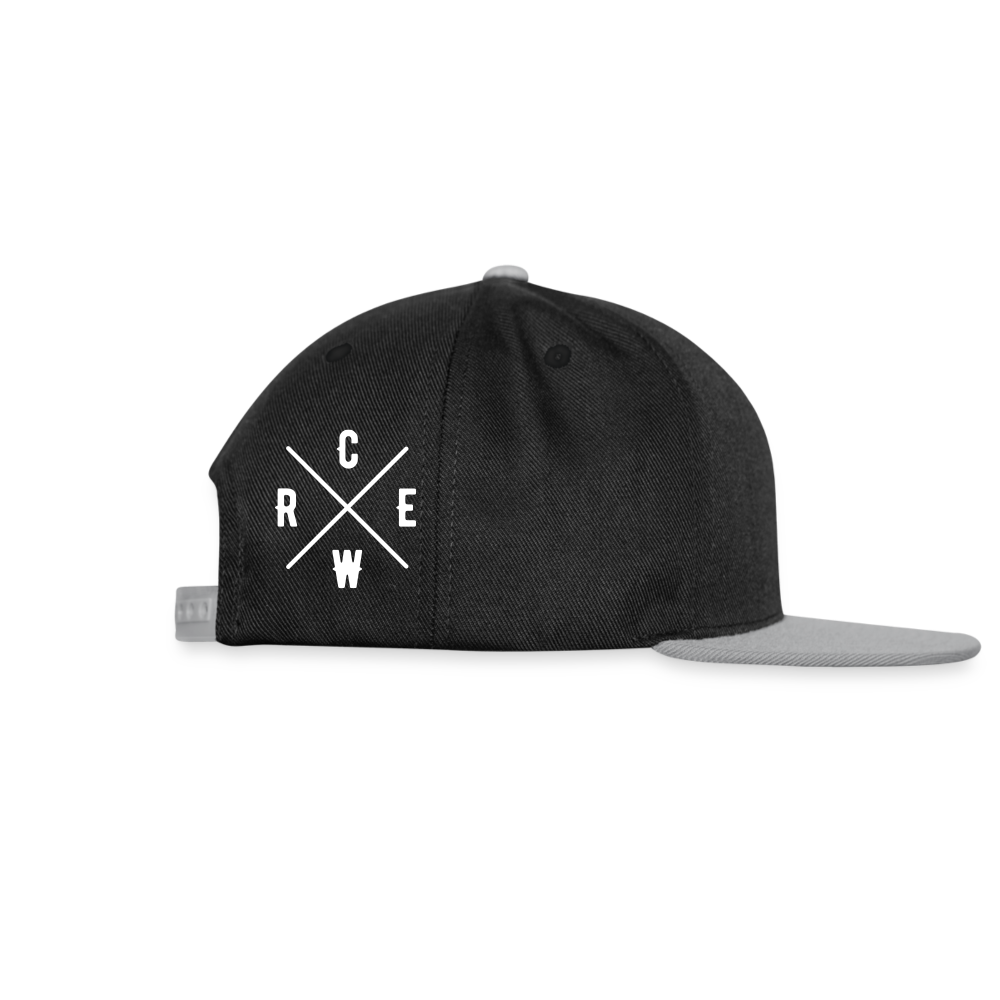 Snapback Cap Coq au Vin - Schwarz/Grau