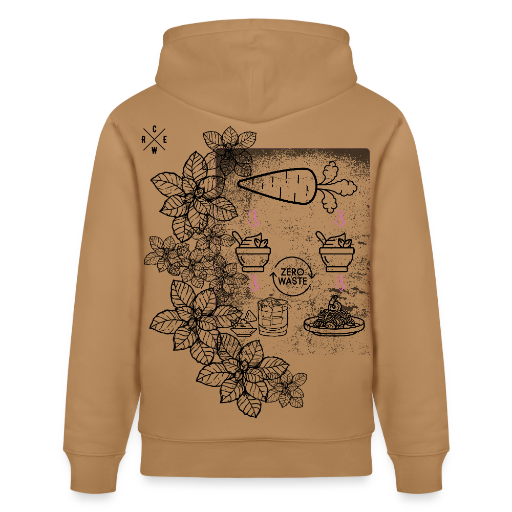 FINE.MAFI Unisex Bio-Hoodie Zero Waste - Karamell 