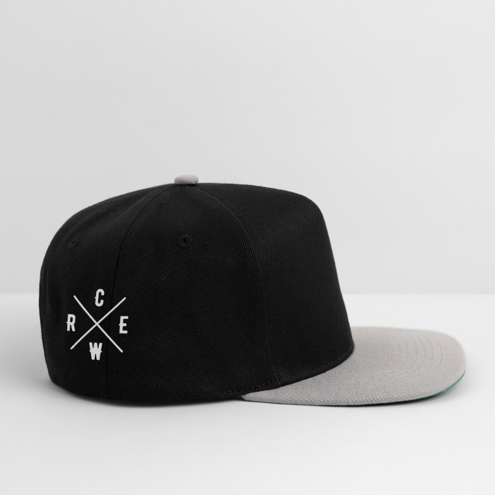 Snapback Cap Coq au Vin - Schwarz/Grau