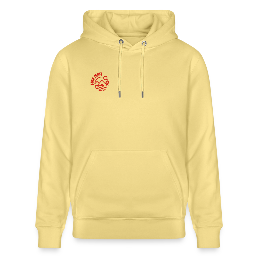 Vanlife Unisex Bio-Hoodie Coffee - Gelb Viva 