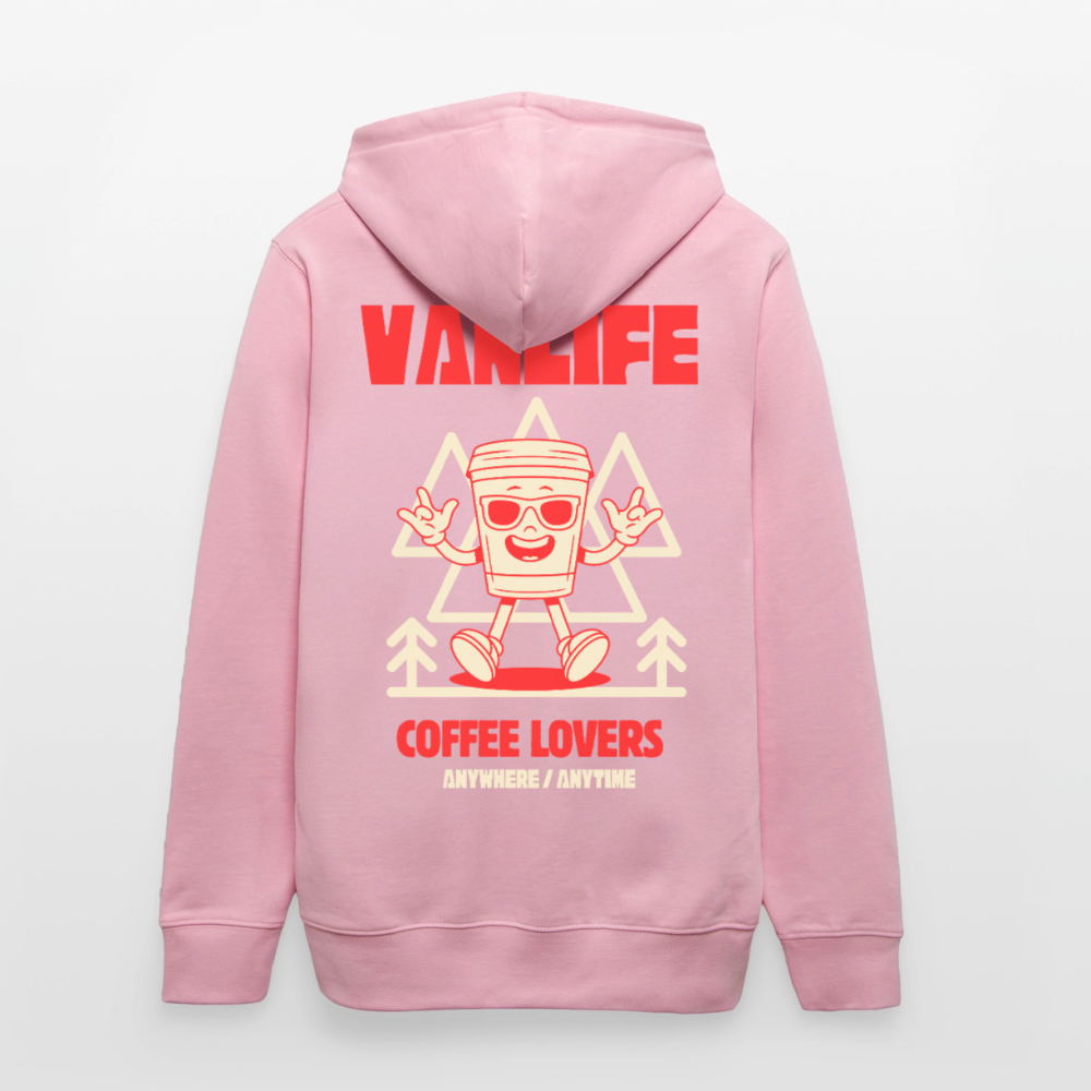 Vanlife Unisex Bio-Hoodie Coffee - Hellrosa