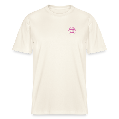 FINE.MAFI Relaxed Fit Unisex Bio-T-Shirt Zero Waste - Naturweiß 