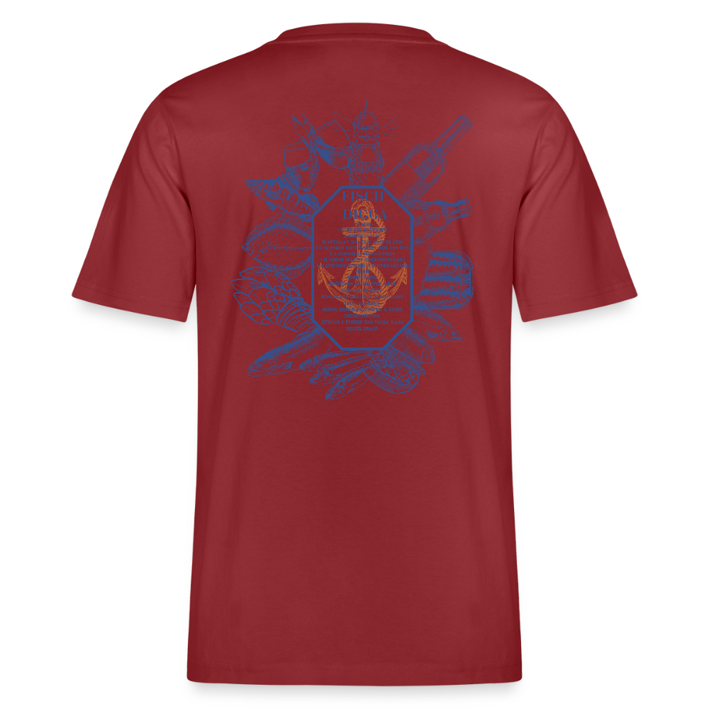 FOOD LOVE Relaxed Fit Unisex Bio-T-Shirt DIGGA - Erdrot