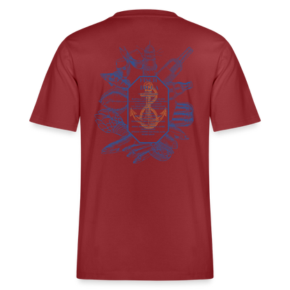 FOOD LOVE Relaxed Fit Unisex Bio-T-Shirt DIGGA - Erdrot