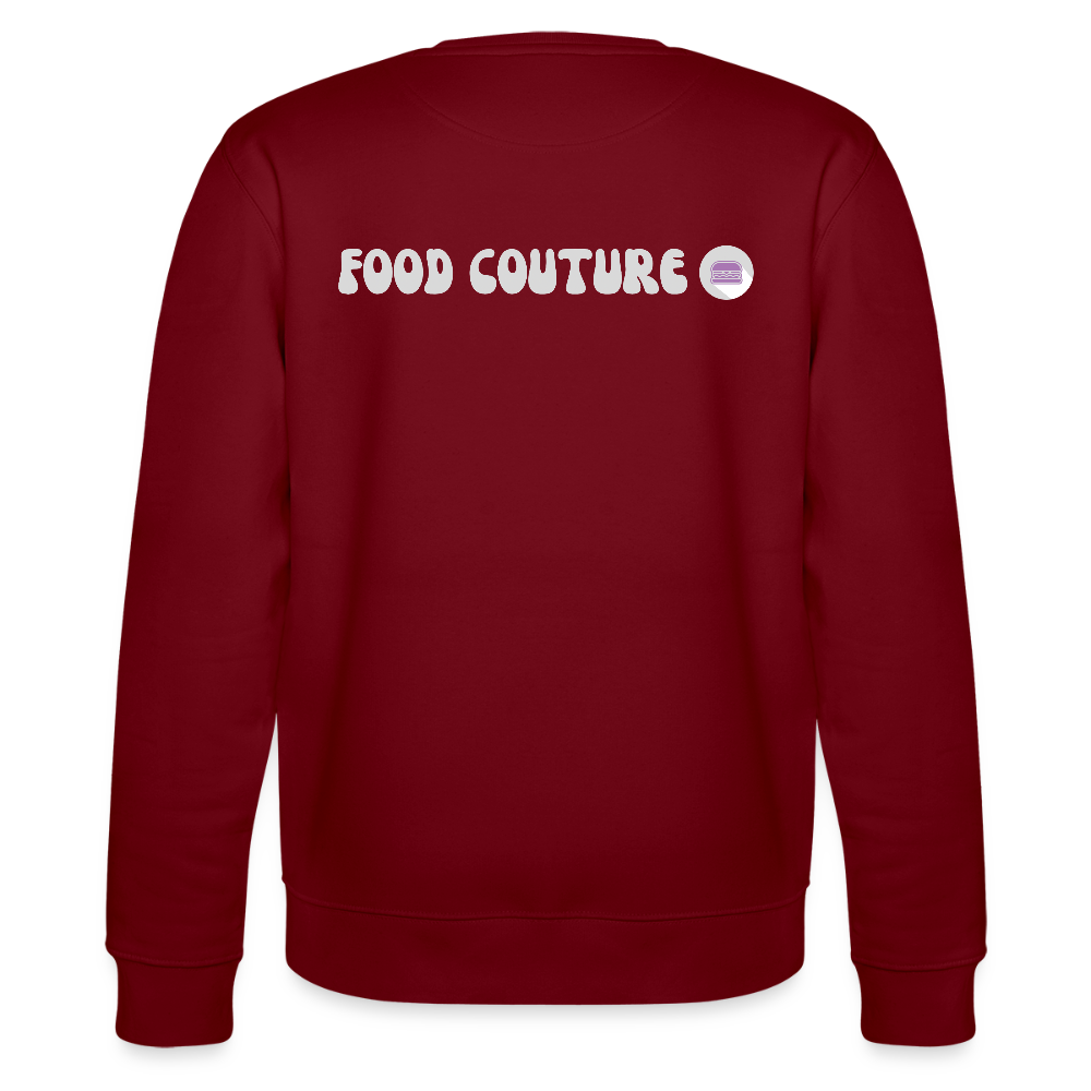 Food Couture Unisex Bio-Sweatshirt - Burgunderrot