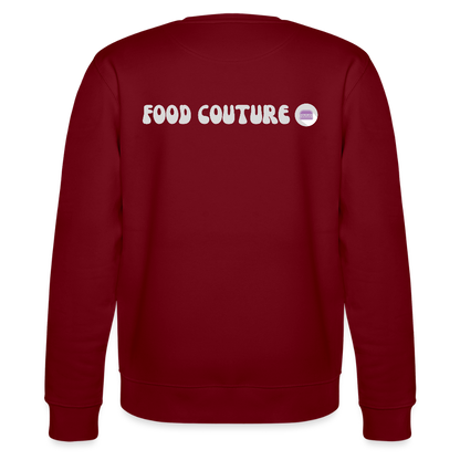 Food Couture Unisex Bio-Sweatshirt - Burgunderrot