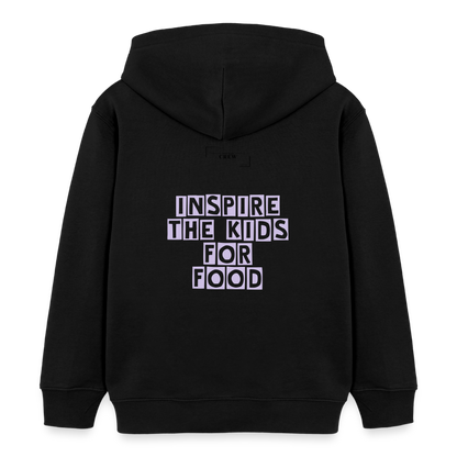 Gastrokids Unisex Organic Hoodie Crew - Schwarz