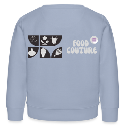 Food Couture Bio Kinder Sweatshirt - Lavendel-Violett