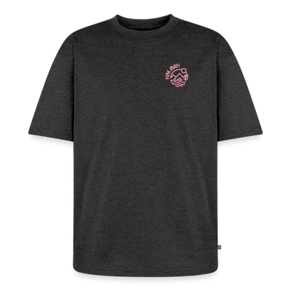 Vanlife Unisex Premium Oversized Bio T-Shirt F.CK Normal - Anthrazit meliert