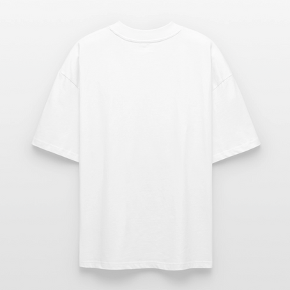 FINE MAFI Oversized Unisex Bio T-Shirt Mise En Place Heart - Weiß