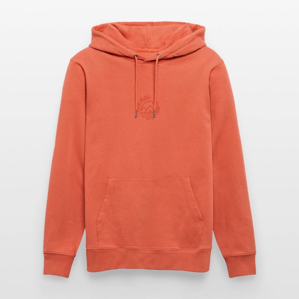 Vanlife Unisex Bio-Hoodie Firepit - Hellrot