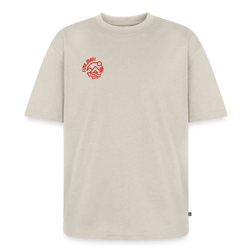 Vanlife Unisex Premium Oversized Bio T-Shirt Coffee - Beige