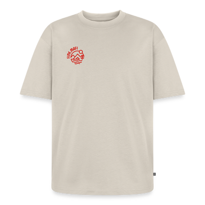 Vanlife Unisex Premium Oversized Bio T-Shirt Coffee - Beige