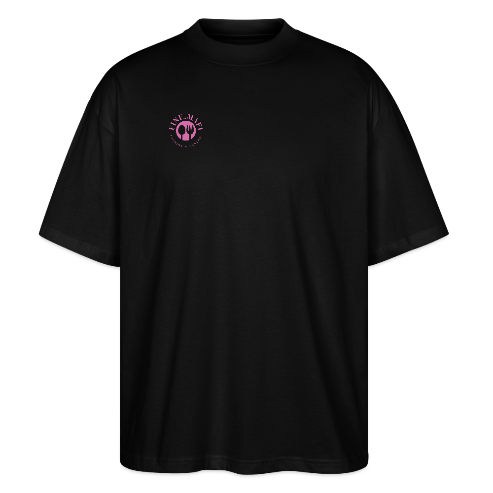 FINE.MAFI Unisex Oversize Bio-T-Shirt Zero Waste - Schwarz