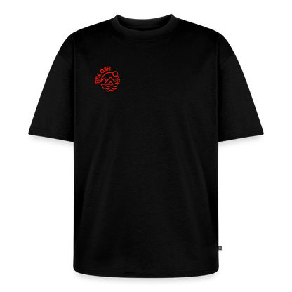 Vanlife Unisex Premium Oversized Bio T-Shirt Coffee - Schwarz