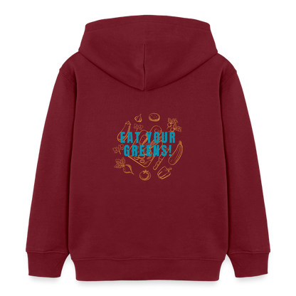 GASTROKIDS Kinder Bio-Hoodie CREW - Burgunderrot