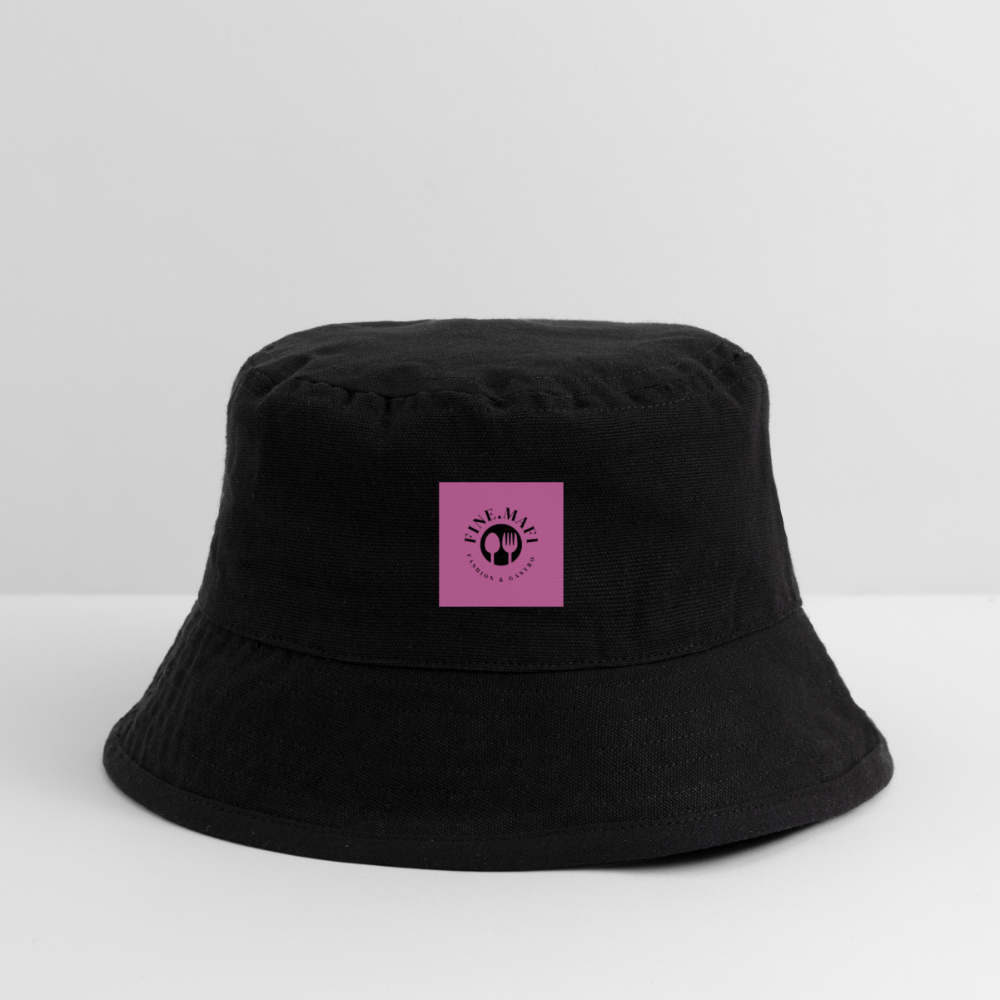 FINE.MAFI recycelter Bucket Hat - Schwarz