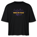 FINE MAFI Frauen Boxy Bio-T-Shirt Mise En Place Ice - Schwarz