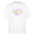 FINE MAFI Oversized Unisex Bio T-Shirt Mise En Place Ice - Weiß