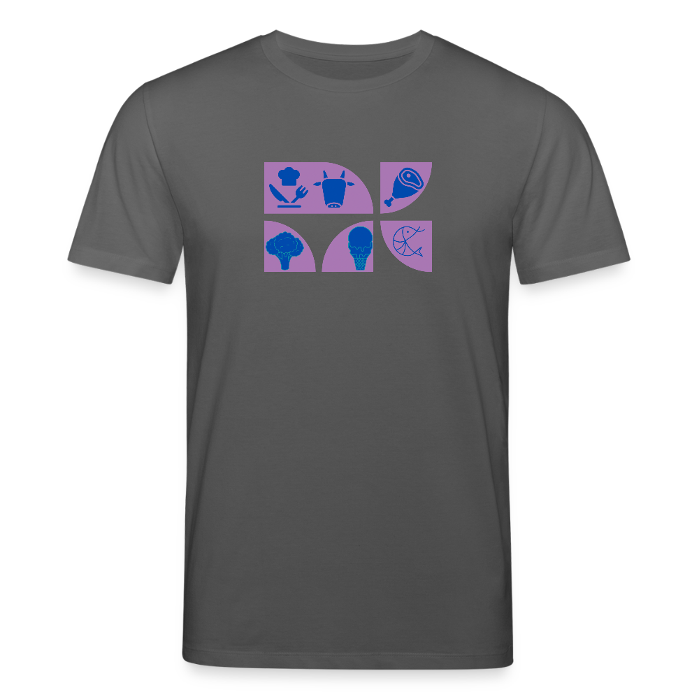 Food Couture Unisex Bio-T-Shirt - Anthrazit