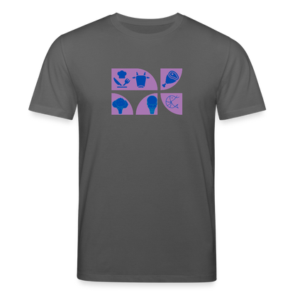 Food Couture Unisex Bio-T-Shirt - Anthrazit