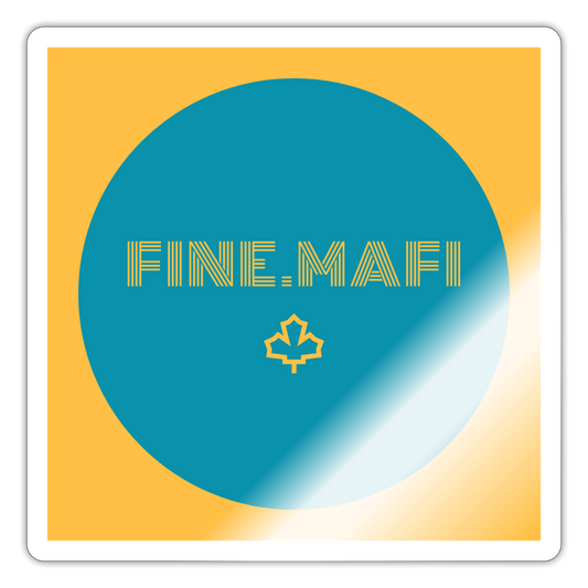 Sticker - Weiß glänzend