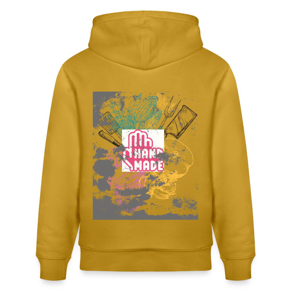 FINE.MAFI Bio Relaxed Hoodie CREW - Ocker