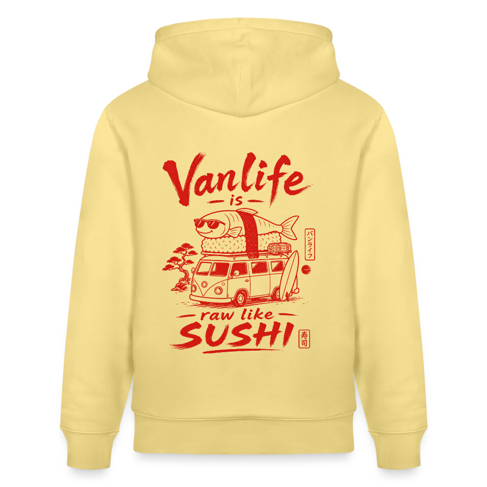 Vanlife Unisex Bio-Hoodie Sushi - Gelb Viva 