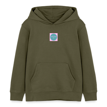 Gastrokids Unisex Organic Hoodie Crew - Khaki
