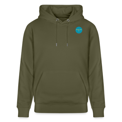 FINE.MAFI in Food we Trust Unisex Organic Hoodie - Khaki Grün