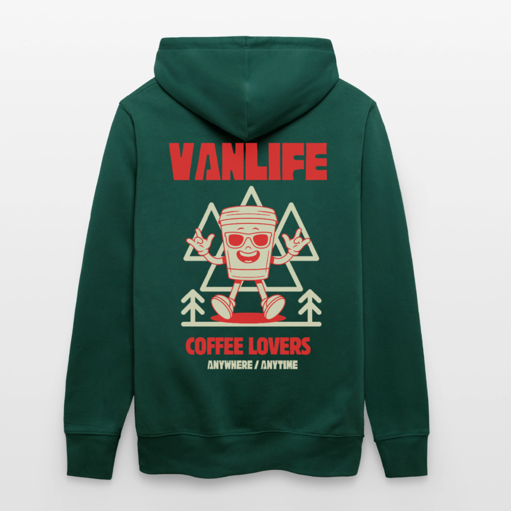 Vanlife Unisex Bio-Hoodie Coffee - Forest