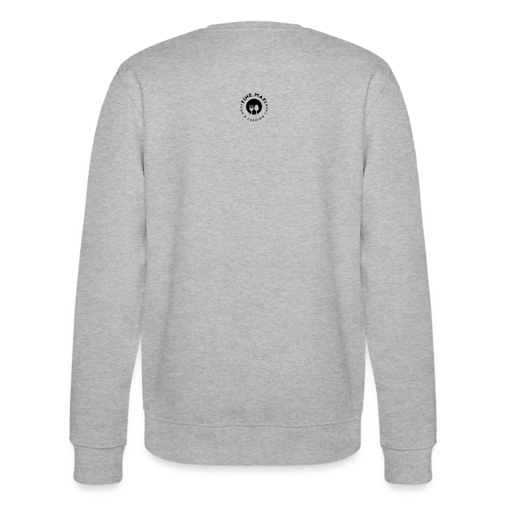 FINE.MAFI Bio Relaxed Crew Neck Sweatshirt - Grau meliert