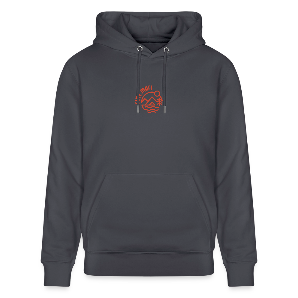 Vanlife Unisex Bio-Hoodie Firepit - Indigoblau