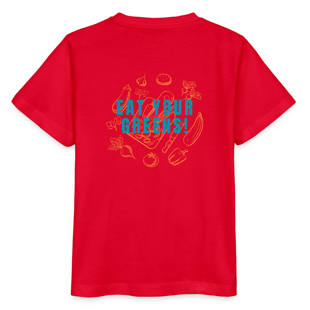GASTROKIDS Kinder T-Shirt FOOD PLANET - Rot
