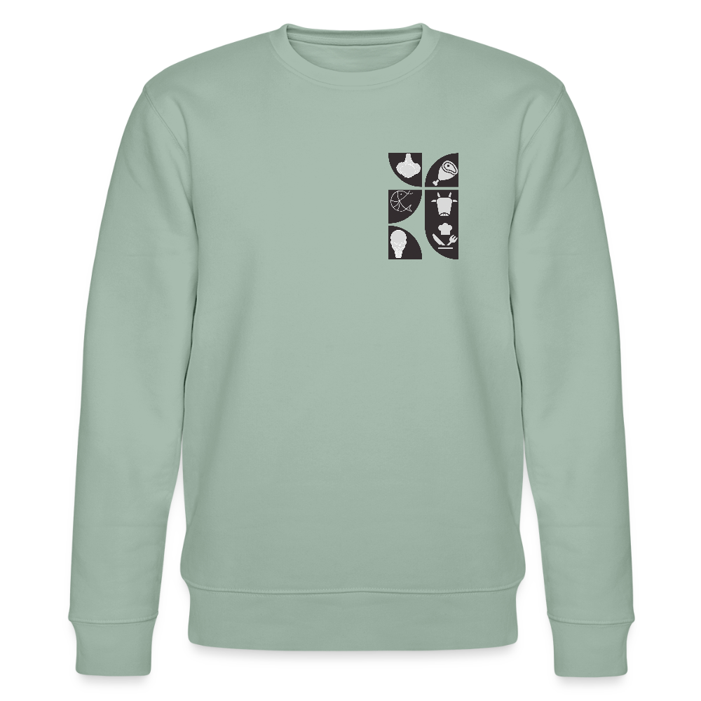 Food Couture Unisex Bio-Sweatshirt - Helles Graugrün