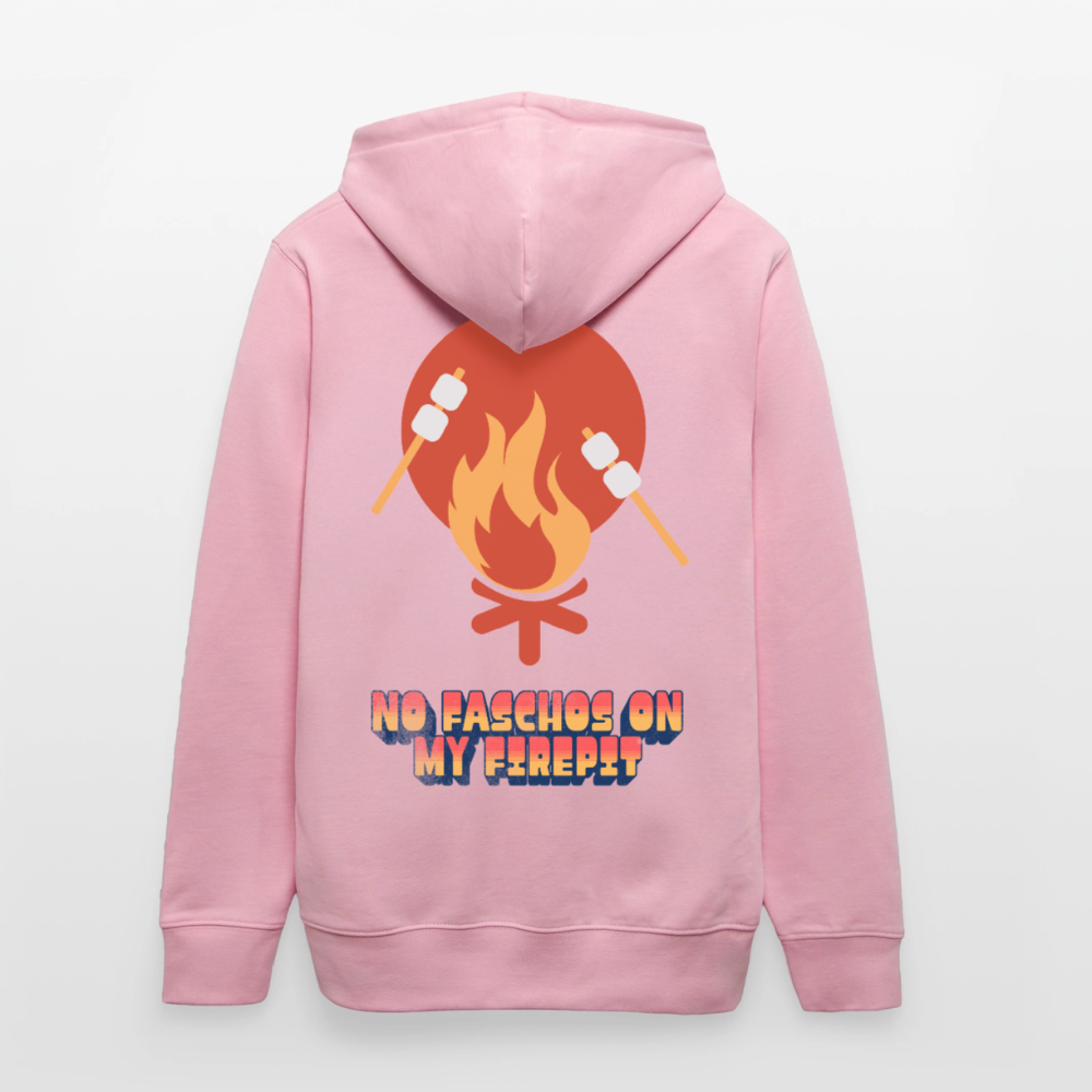 Vanlife Unisex Bio-Hoodie Firepit - Hellrosa