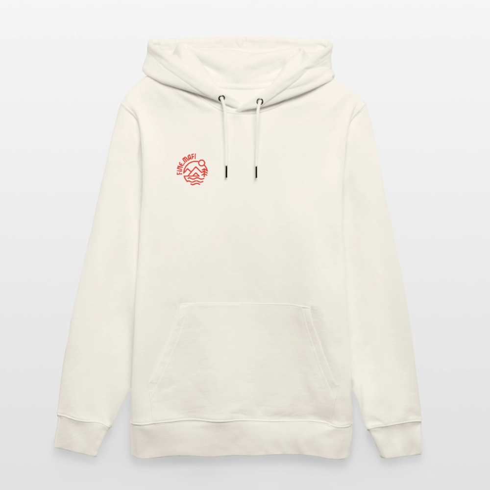 Vanlife Unisex Bio-Hoodie Coffee - Naturweiß 