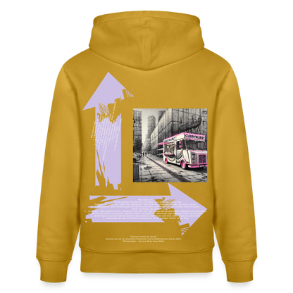 FOOD LOVE Unisex Bio-Hoodie CW - Ocker