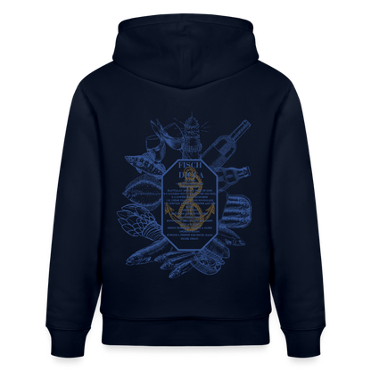 FOOD LOVE Unisex Bio-Hoodie DIGGA - Navy