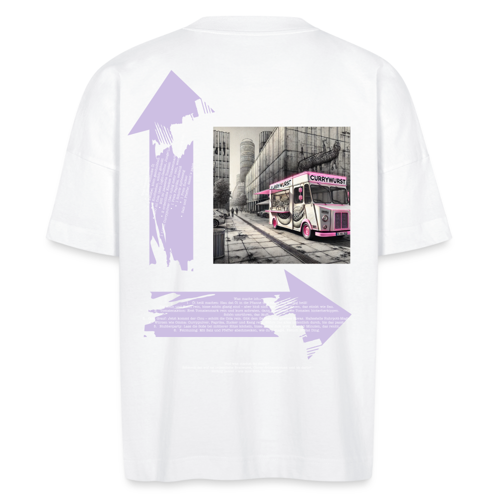 FINE.MAFI Unisex Oversized Bio-T-Shirt – Modell „CW“ - Weiß