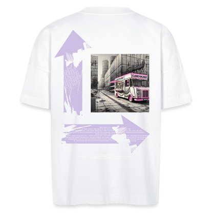 FINE.MAFI Unisex Oversized Bio-T-Shirt – Modell „CW“ - Weiß
