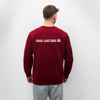 Food Couture Unisex Bio-Sweatshirt - Burgunderrot