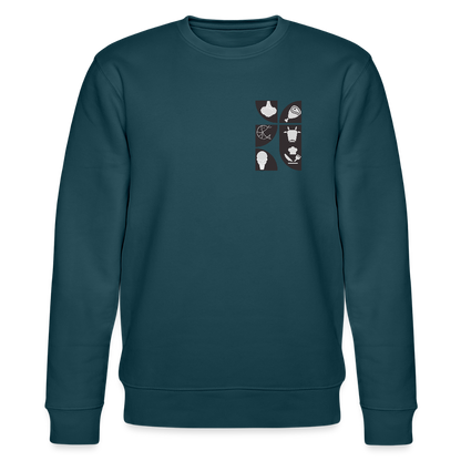 Food Couture Unisex Bio-Sweatshirt - Dunkles Petrol